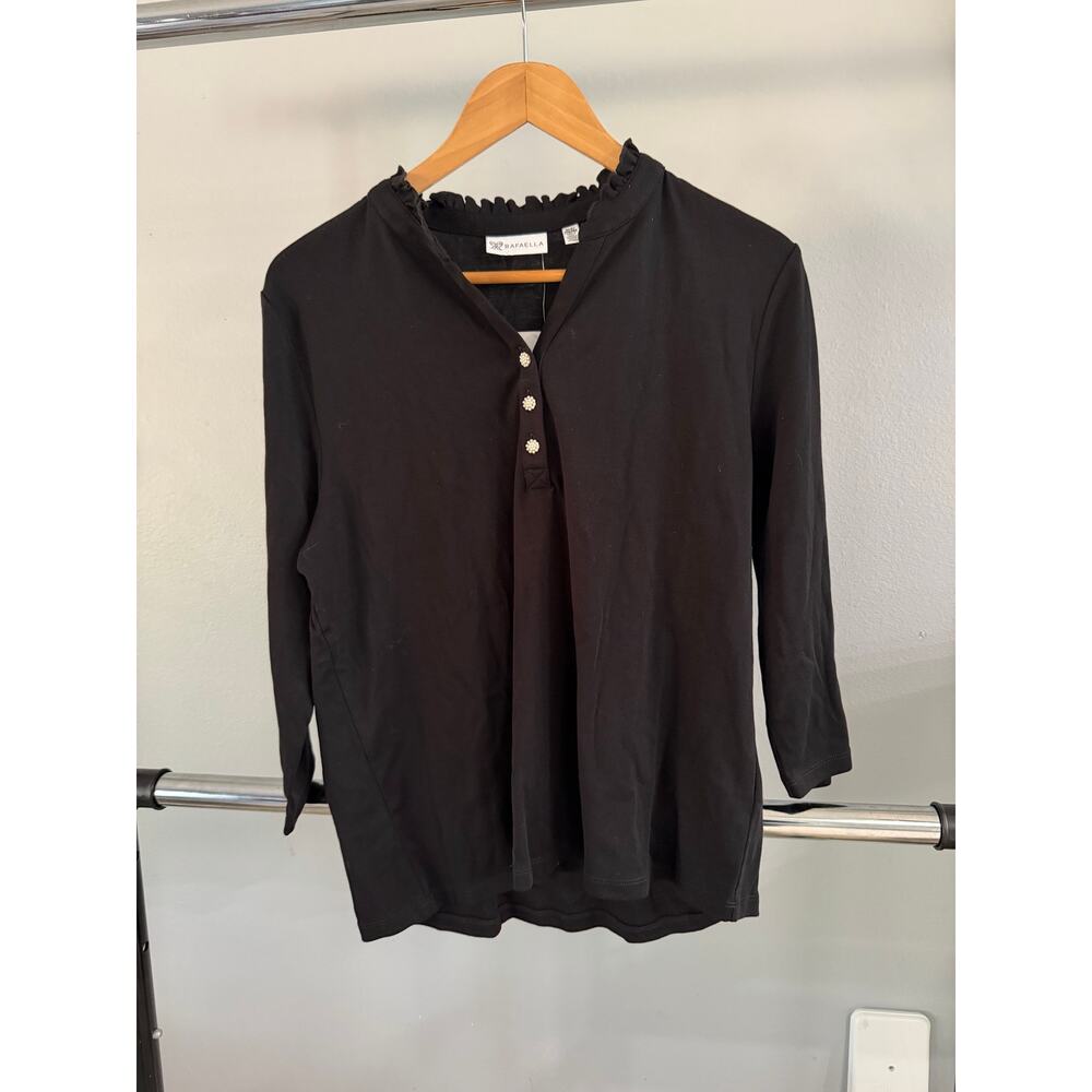 Rafaella front buttons 3/4 sleeves size XLP